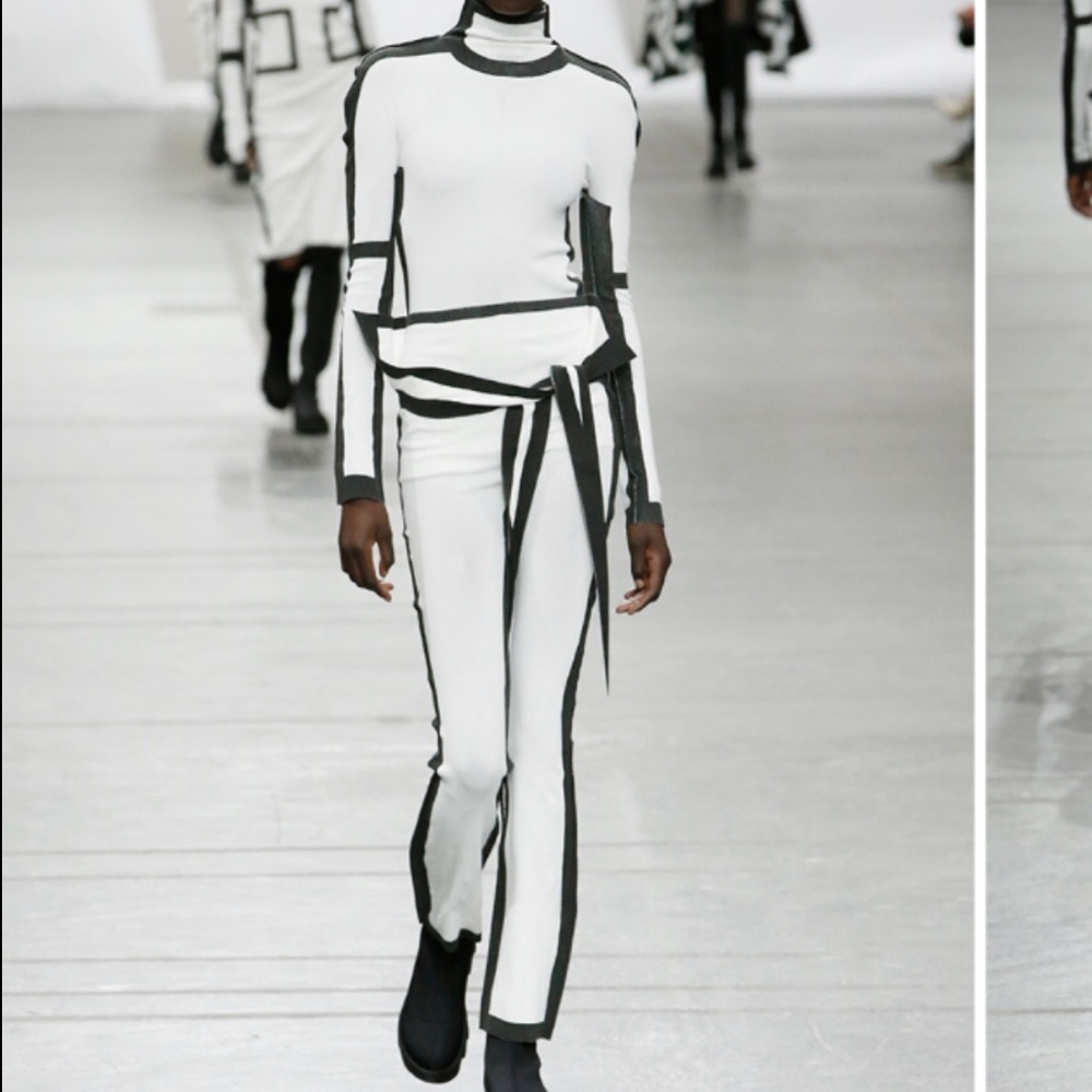 Issey Miyake Runway Set S Pants Top FRAME A-POC